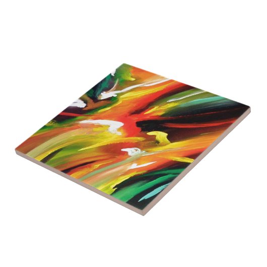 抽象芸術絵画表現主義 タイル (側面)