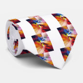 抽象芸術絵画表現主義 ネクタイ (ロール)