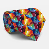 抽象芸術絵画表現主義 ネクタイ (ロール)