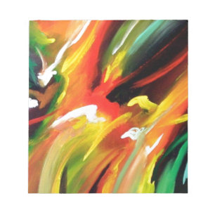 抽象芸術絵画表現主義 ノートパッド