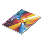 抽象芸術絵画表現主義 ノートパッド (回転)