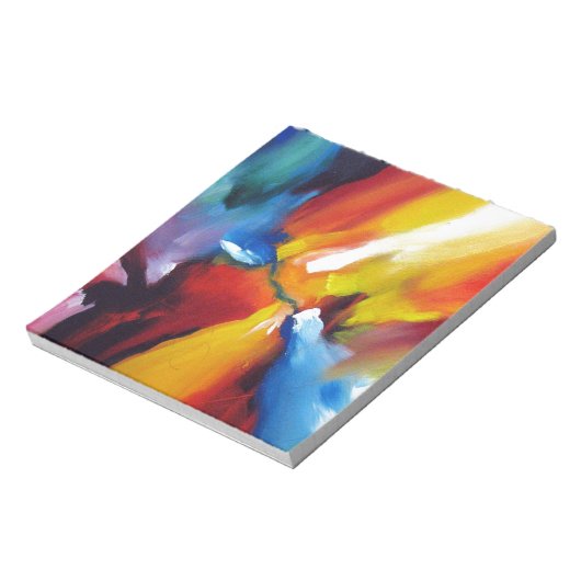 抽象芸術絵画表現主義 ノートパッド (回転)