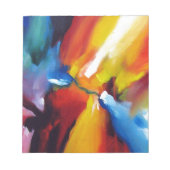 抽象芸術絵画表現主義 ノートパッド (正面)