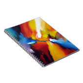 抽象芸術絵画表現主義 ノートブック (右側)