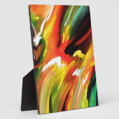 抽象芸術絵画表現主義 フォトプラーク (側面)