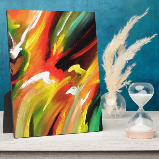 抽象芸術絵画表現主義 フォトプラーク (側面)