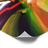 抽象芸術絵画表現主義 ポスター (角)