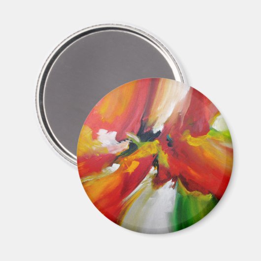 抽象芸術絵画表現主義 マグネット (正面/裏面)