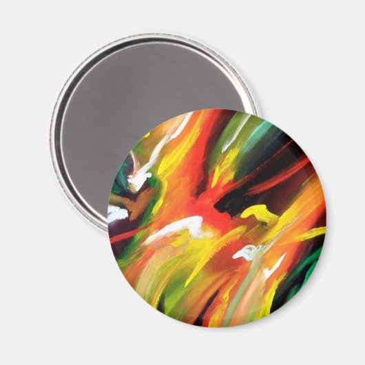 抽象芸術絵画表現主義 マグネット (正面/裏面)