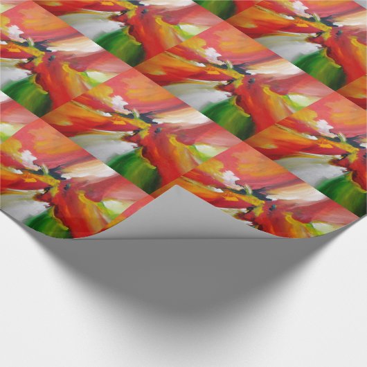 抽象芸術絵画表現主義 ラッピングペーパー (角)