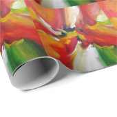 抽象芸術絵画表現主義 ラッピングペーパー (ロールコーナー)
