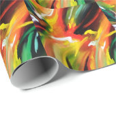 抽象芸術絵画表現主義 ラッピングペーパー (ロールコーナー)