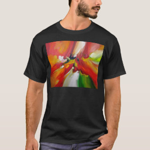 抽象芸術絵画表現主義 Tシャツ