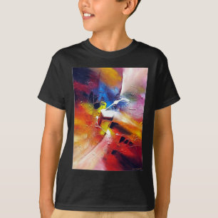 抽象芸術絵画表現主義 Tシャツ
