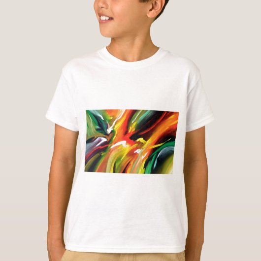 抽象芸術絵画表現主義 Tシャツ (正面)