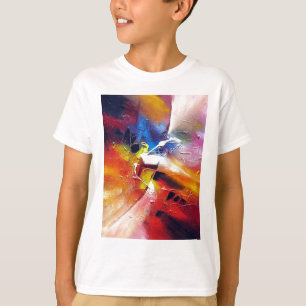 抽象芸術絵画表現主義 Tシャツ