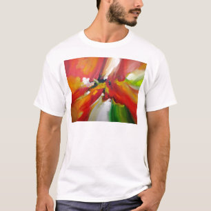 抽象芸術絵画表現主義 Tシャツ