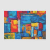 抽象芸術絵画表現者のパターン 薄葉紙 (正面)