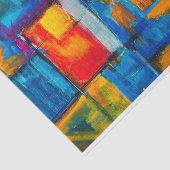 抽象芸術絵画表現者のパターン 薄葉紙 (詳細)