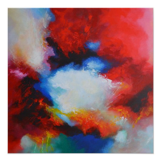 抽象芸術絵画表現者 ポスター (正面)