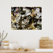 抽象芸術絵画詳細#832_B ポスター (キッチン)