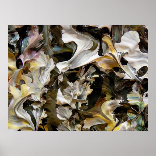 抽象芸術絵画詳細#832_B ポスター (正面)