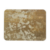 抽象芸術絵画金ゴールドとシルバースペックル マグネット (横)