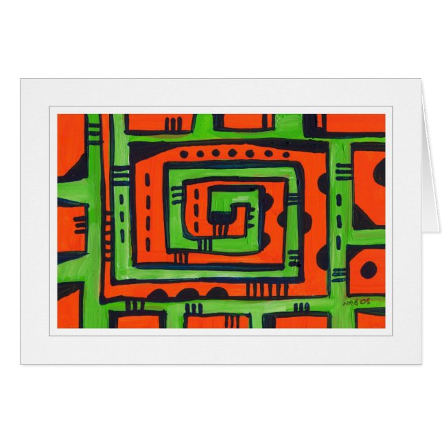 抽象芸術絵画01 (正面横)