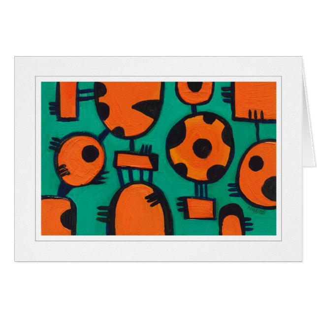 抽象芸術絵画07 (正面横)