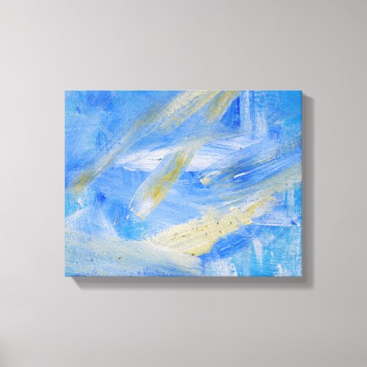 抽象芸術絵画51ブリス キャンバスプリント (正面)