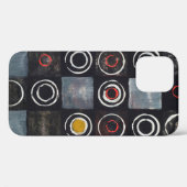 抽象芸術絵画:~に刻印された円の格子 Case-Mate iPhoneケース (裏面 (横))