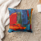 抽象芸術絵画 クッション (ブランケット)