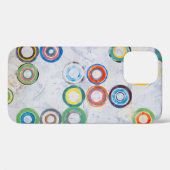 抽象芸術絵画:グ数々のルの色付きの円 Case-Mate iPhoneケース (裏面 (横))