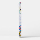 抽象芸術絵画:グ数々のルの色付きの円 Case-Mate iPhoneケース (裏面 / 右)