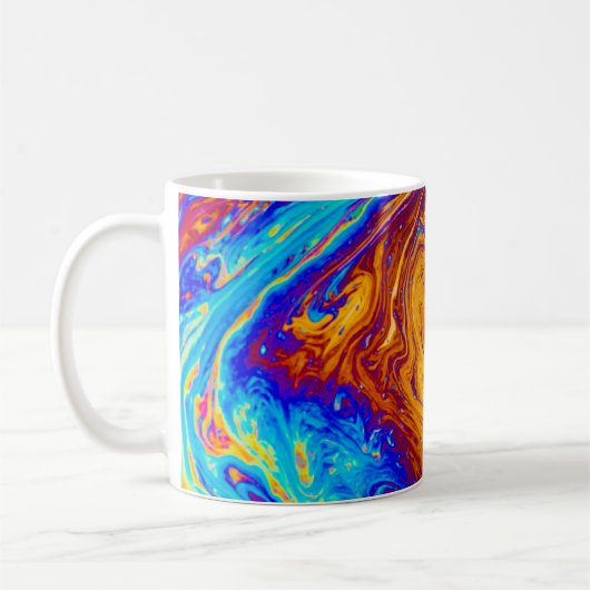 抽象芸術絵画 コーヒーマグカップ (左)