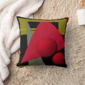抽象芸術絵画、ジオメトリック形状 クッション (ブランケット)