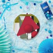 抽象芸術絵画、ジオメトリック形状 ペーパープレート (パーティー)