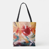 抽象芸術絵画 トートバッグ (裏面)