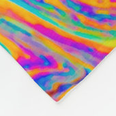 抽象芸術絵画 フリースブランケット (角)