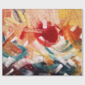 抽象芸術絵画 ラッピングペーパー (フラット)