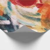 抽象芸術絵画 ラッピングペーパー (角)