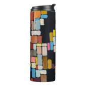 抽象芸術絵画:不規則な図形 タンブラー (回転左)