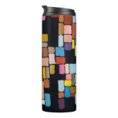 抽象芸術絵画:不規則な図形 タンブラー (回転右)