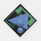 抽象芸術絵画，抽象化，緑と黒 (コーナー)