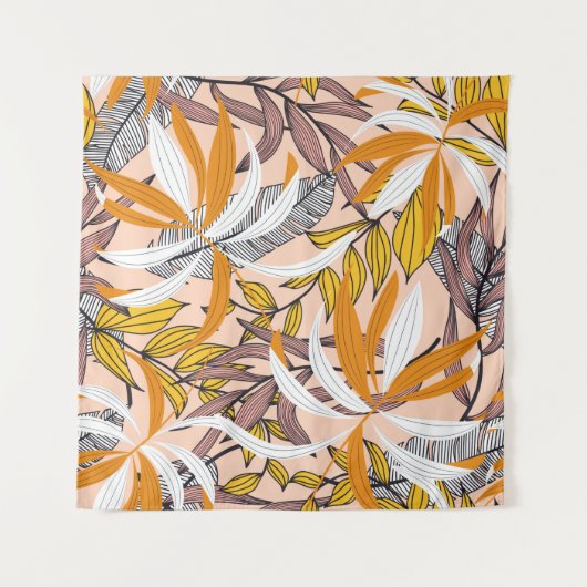 抽象芸術継ぎ目のないカラフル型l タペストリー (正面)