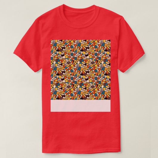 抽象芸術継ぎ目のないパターン幾何線形状G Tシャツ (デザイン正面)