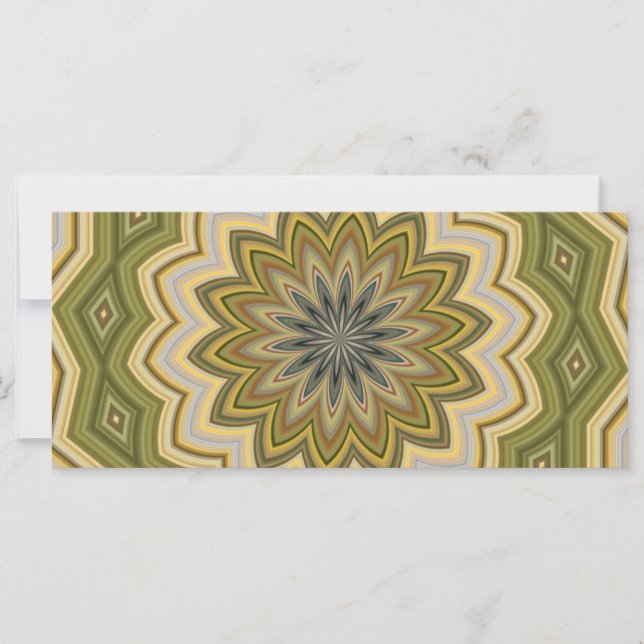 抽象芸術緑のブックマーク (正面)