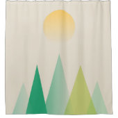 抽象芸術緑山 シャワーカーテン (正面)