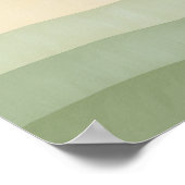 抽象芸術緑山 ポスター (角)