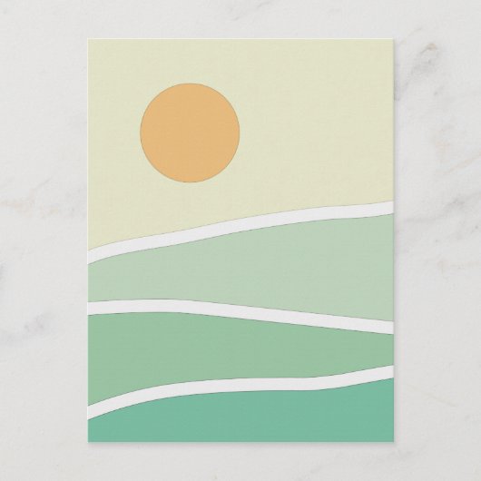 抽象芸術緑山 ポストカード (正面)